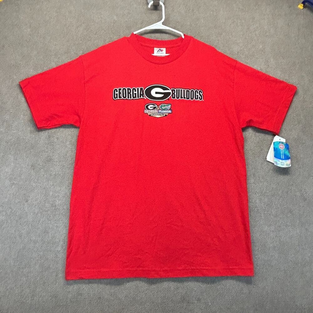 Georgia Bulldogs T Shirt Men's Large Legendary vs Ordinary Florida 2012 Red NEW